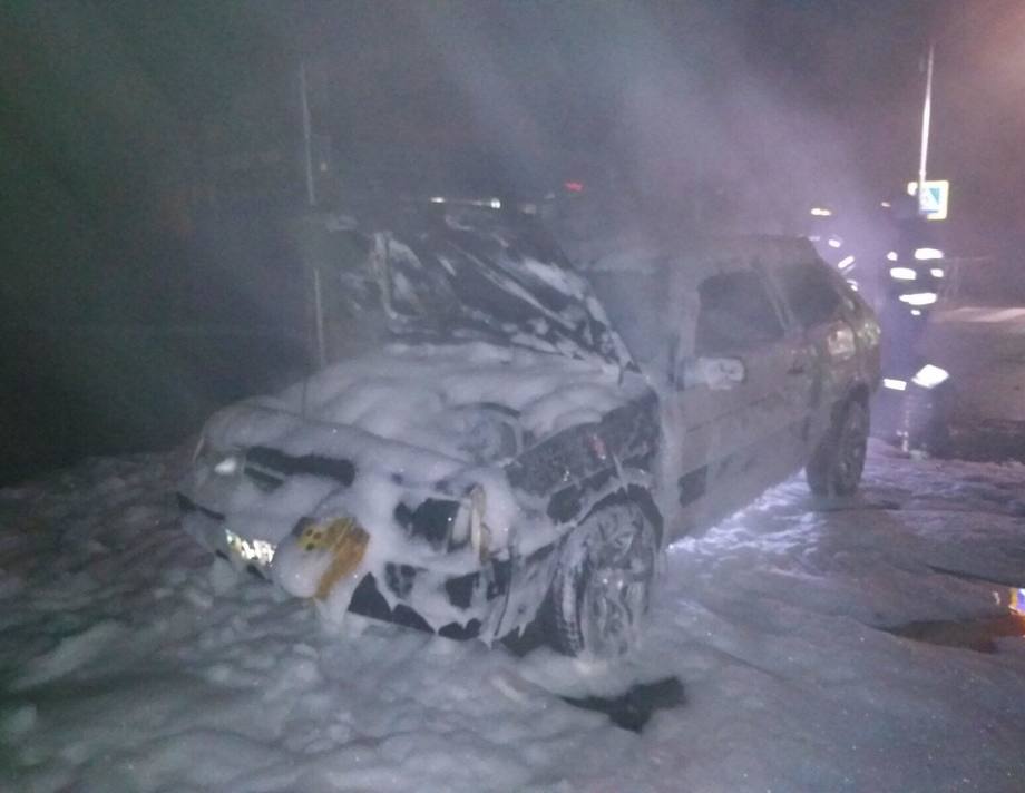 Вночі у Літині горів автомобіль