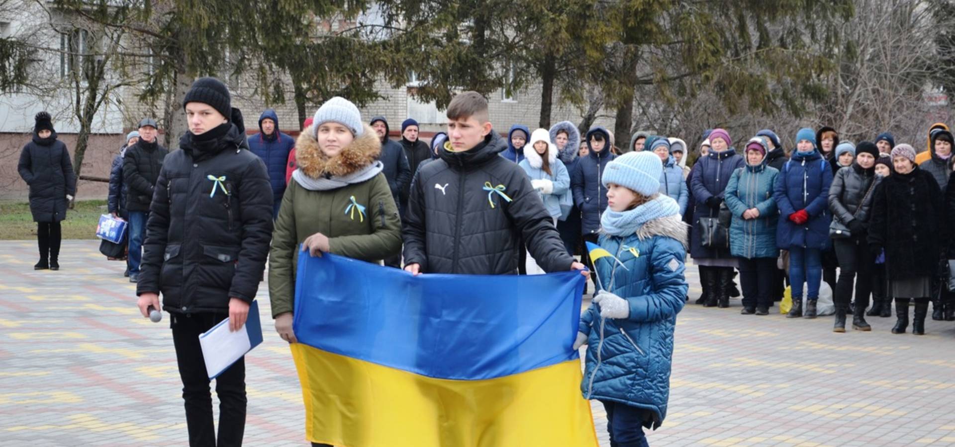 День Соборності України відзначили у Хмільнику на Вінниччині