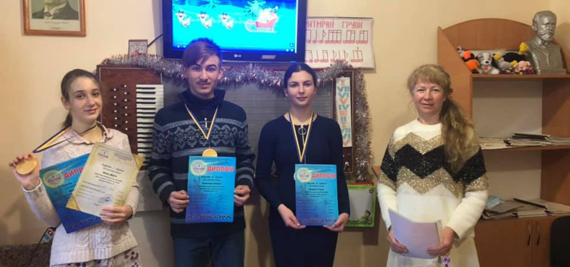 Нові перемоги вихованців Хмільницької школи мистецтв