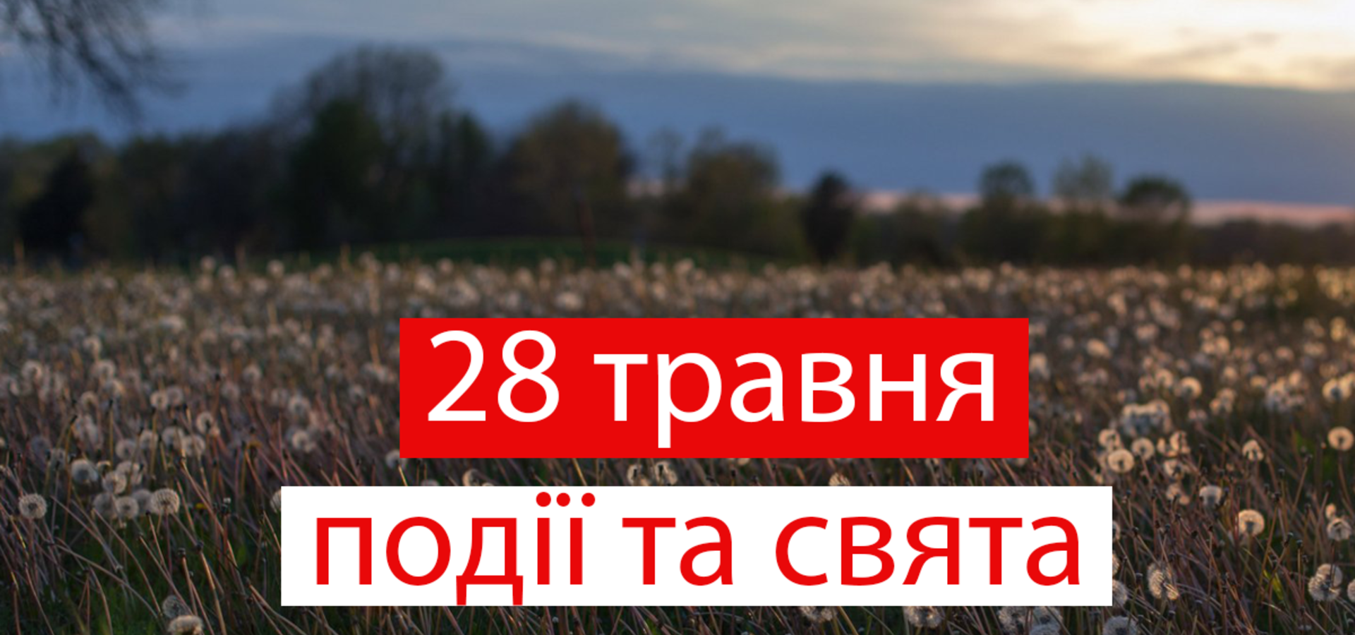 28 травня. Що відзначають в цей день та прикмети