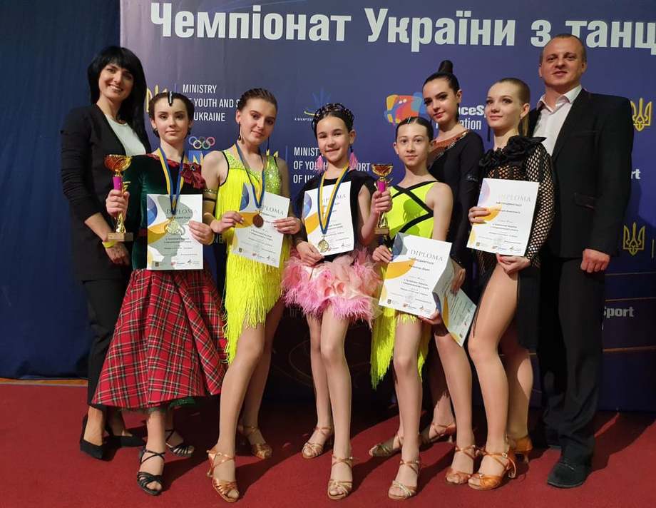 Чемпіонками України  стали хмільницькі танцівниці «Данс-Мрії»