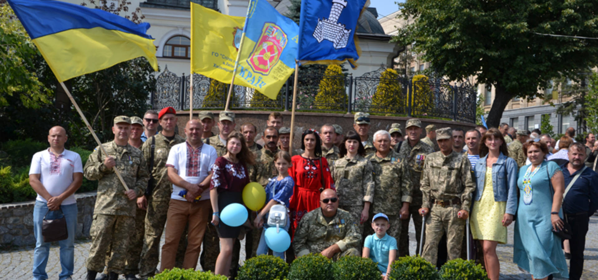 Марш захисників України у Вінниці. Україна святкує 30-річчя незалежності