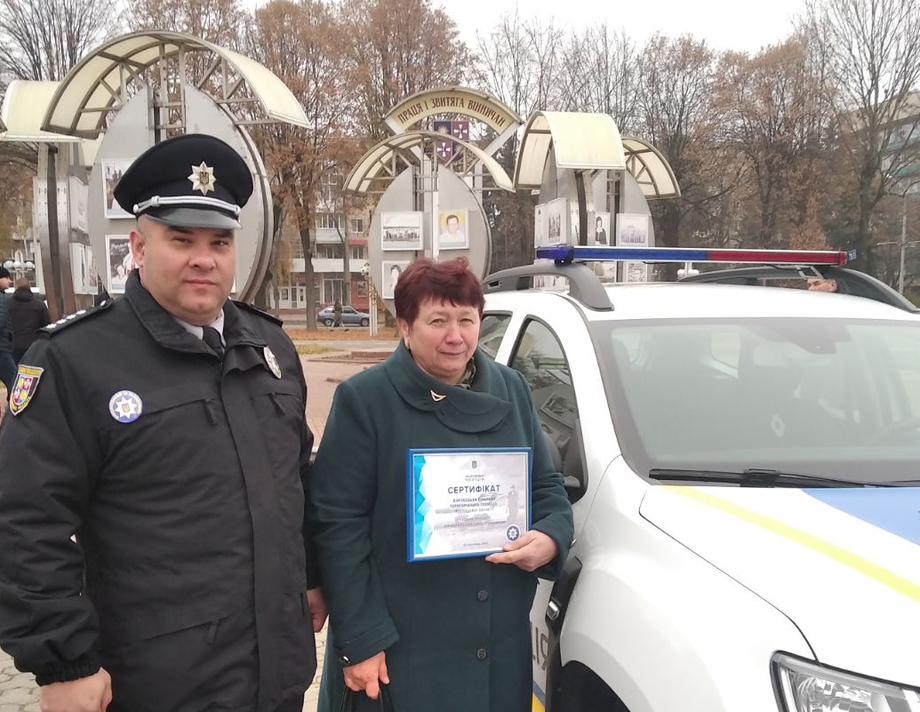 У Війтівецькій громаді на Вінниччині з'явився поліцейський автомобіль