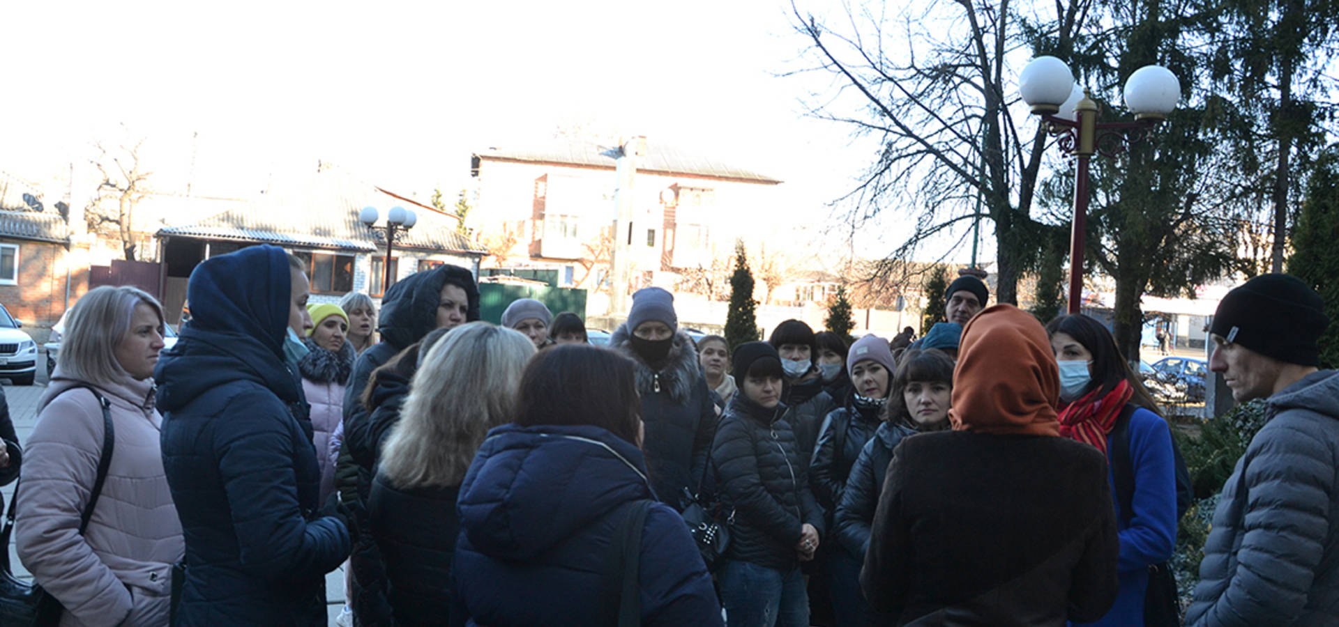 У Хмільнику батьки протестували проти "дистанційки"