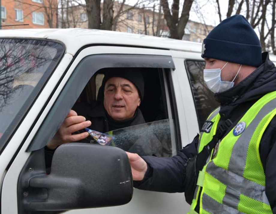 У Хмільнику з водіями провели профілактику 