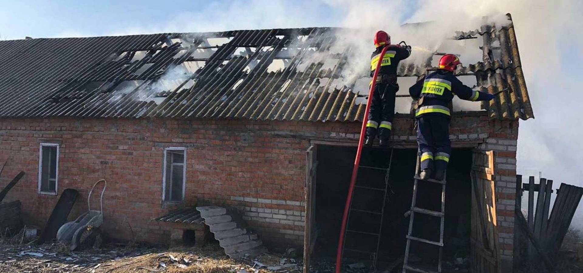 У Хмільницькому районі сталася пожежа