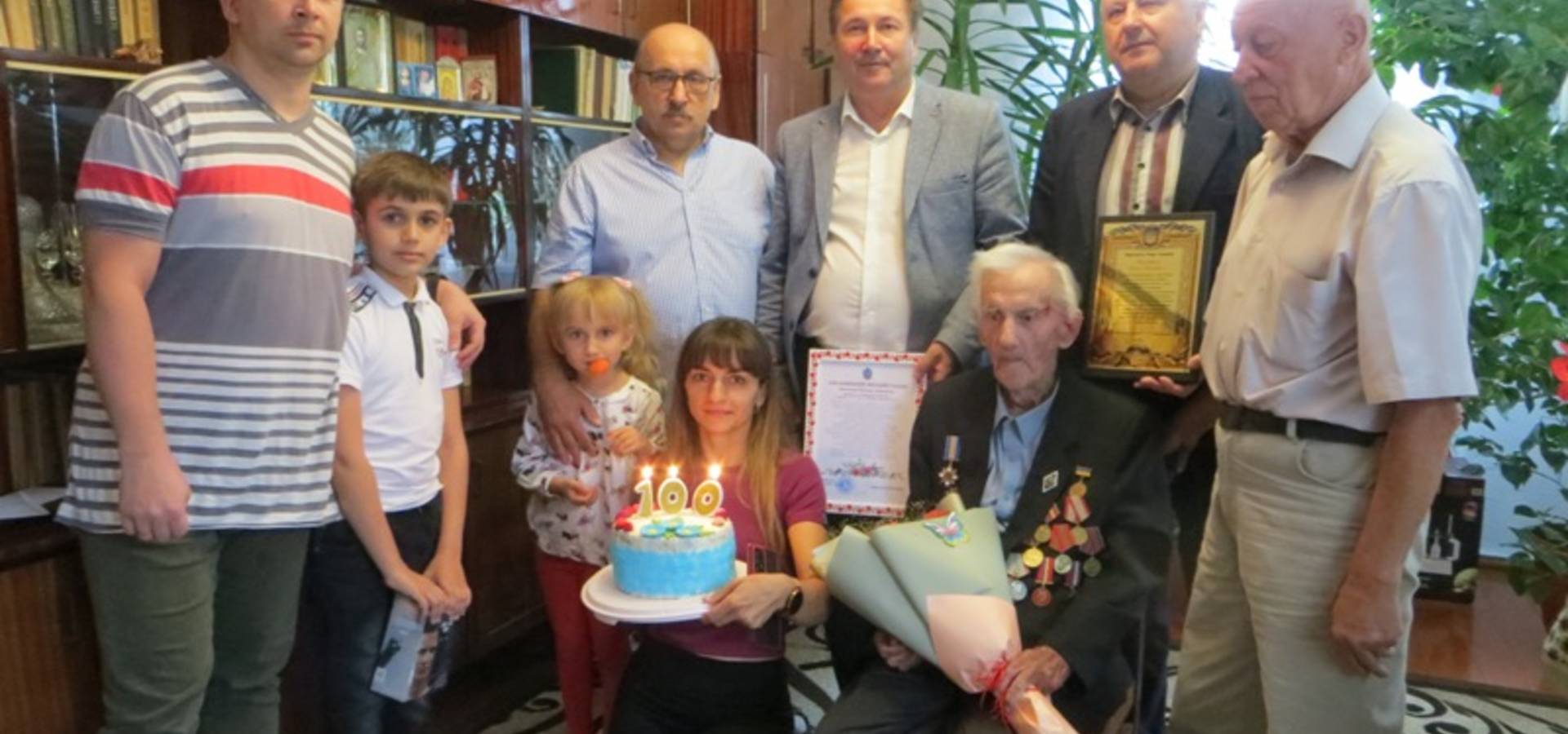 Хмільничанину, ветерану Другої світової війни виповнилося сто років