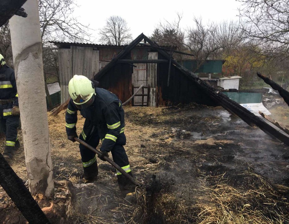 У селі Хмільницького району спалахнула пожежа
