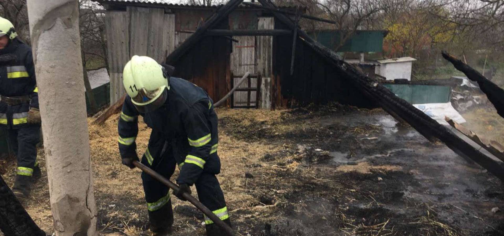 У селі Хмільницького району спалахнула пожежа