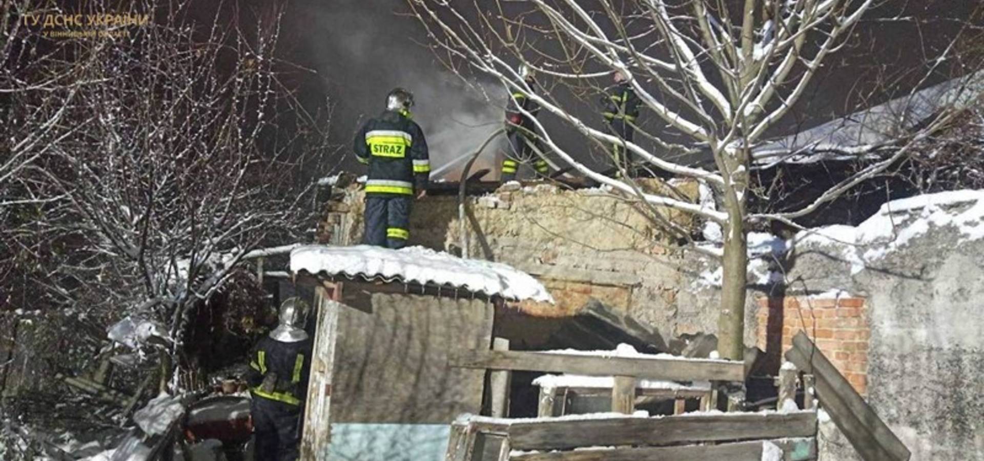 У селі Хмільницького району спалахнула пожежа