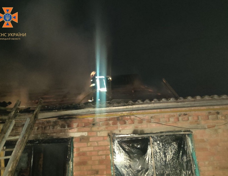 У селі на Вінниччині спалахнула пожежа. Загинув 42-річний чоловік