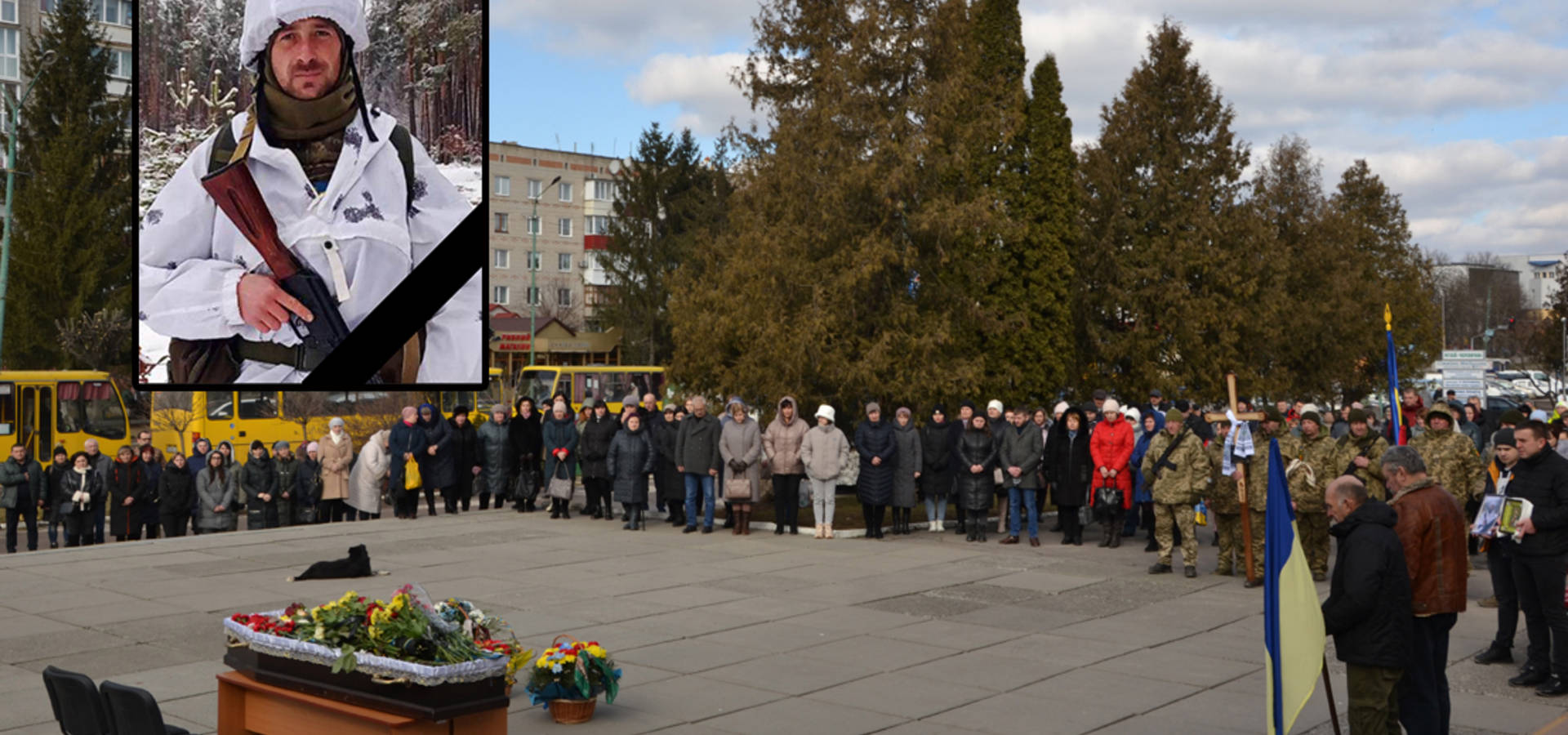 У Хмільнику попрощалися із загиблим у районі Соледару Героєм Михайлом Слободянюком