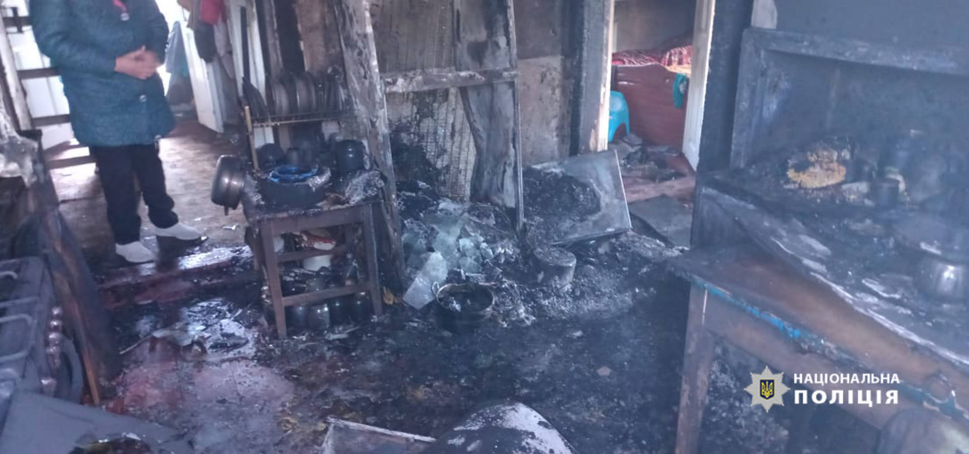 На Вінниччині поліцейський допоміг ліквідувати пожежу в житловому будинку