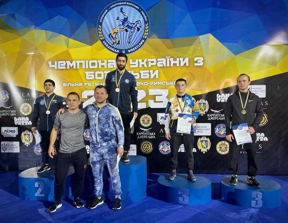 Вінницькі борці завоювали золото та бронзу на Чемпіонаті України з боротьби
