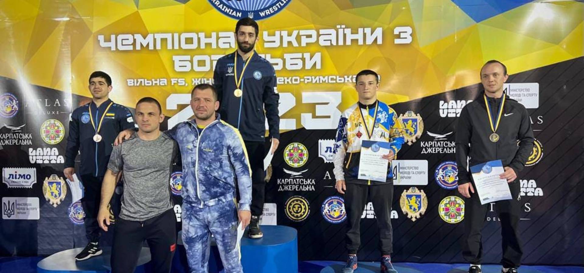 Вінницькі борці завоювали золото та бронзу на Чемпіонаті України з боротьби