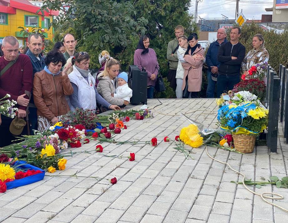 В Хмільнику вшанували пам'ять загиблих захисників