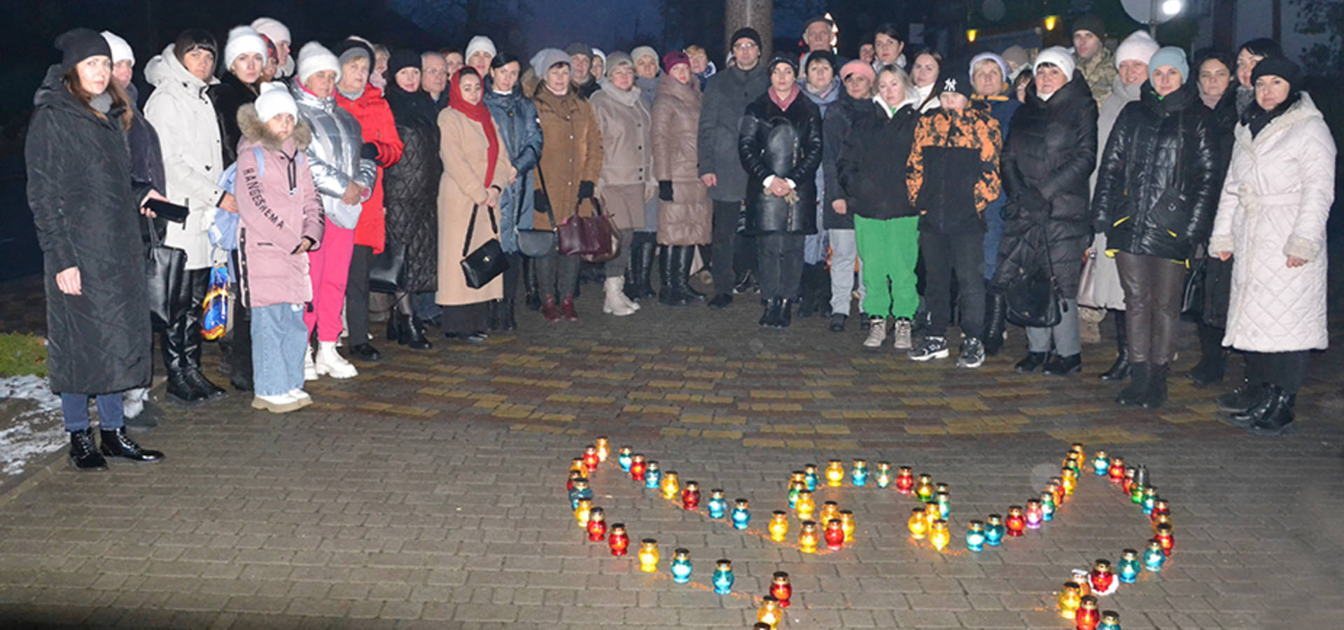В пам'ять про Небесну Сотню в Хмільнику засвітився янгол