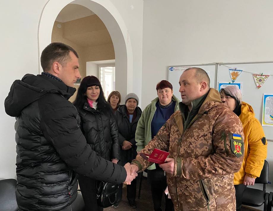 Ігоря Згутевича з села Торчин Війтівецької громади нагороджено орденом "За мужність" ІІІ ступеня