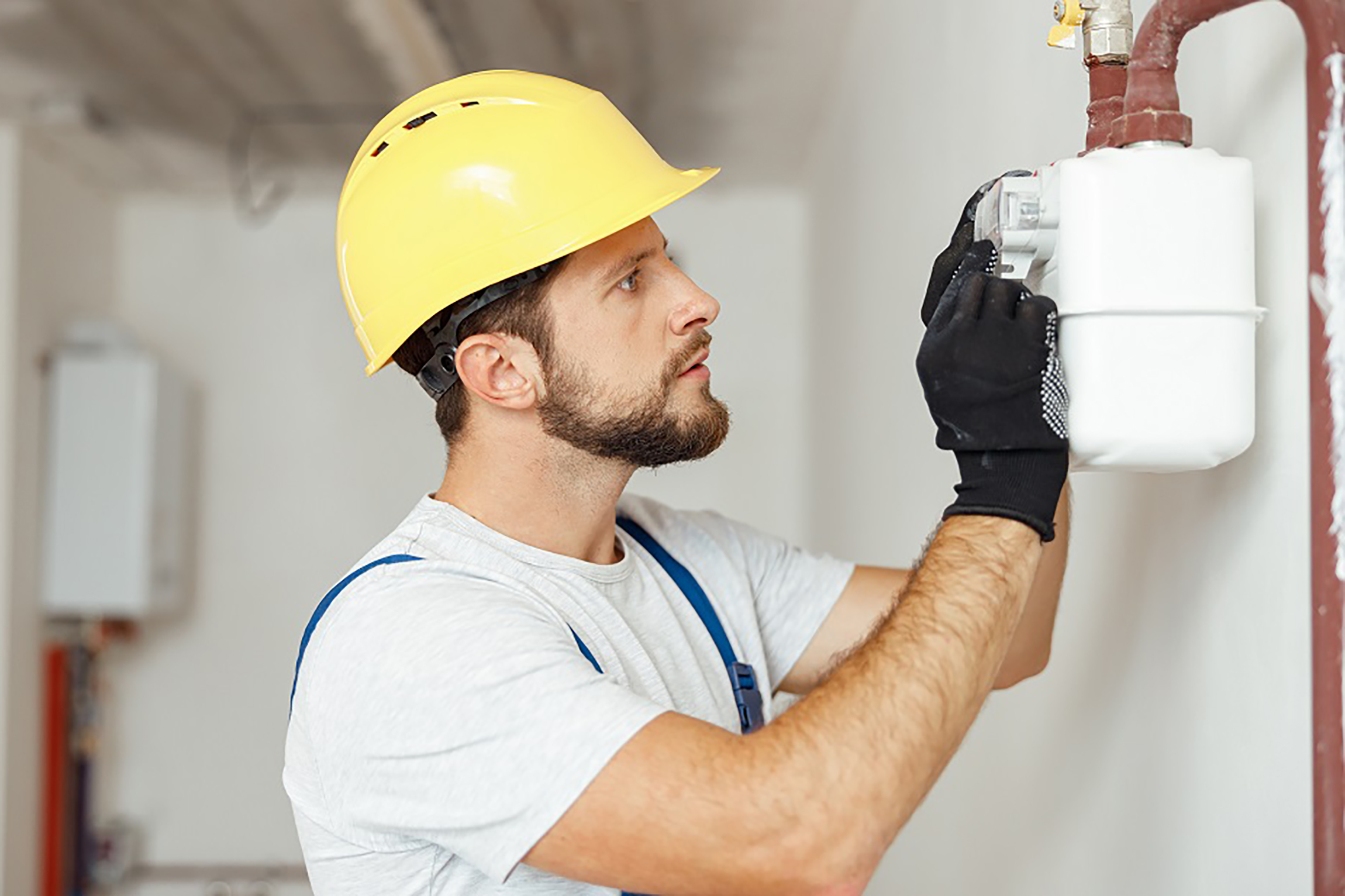 Gas meter installation