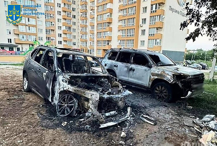 Злочинців, які палили автомобілі у Вінниці затримали на Дніпропетровщині