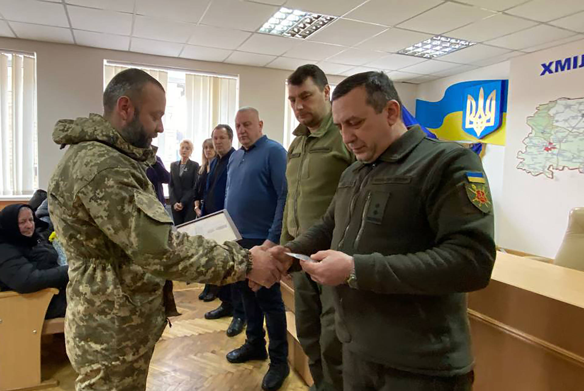 Медаллю Міністерства оборони України нагороджено хмільничанина Леоніда Горбачука