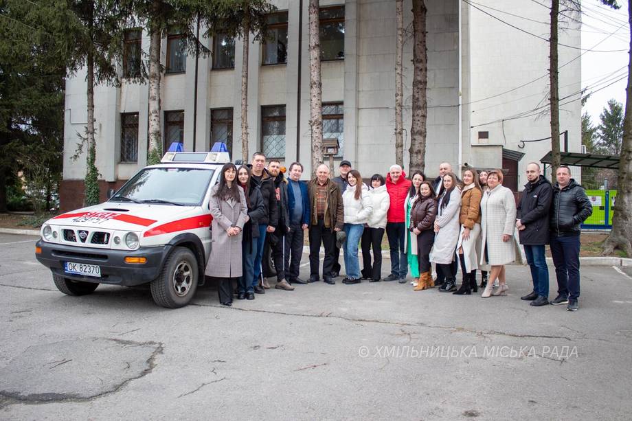 Хмільницький водоканал отримав автомобіль від польської гміни (міста) Бєрава