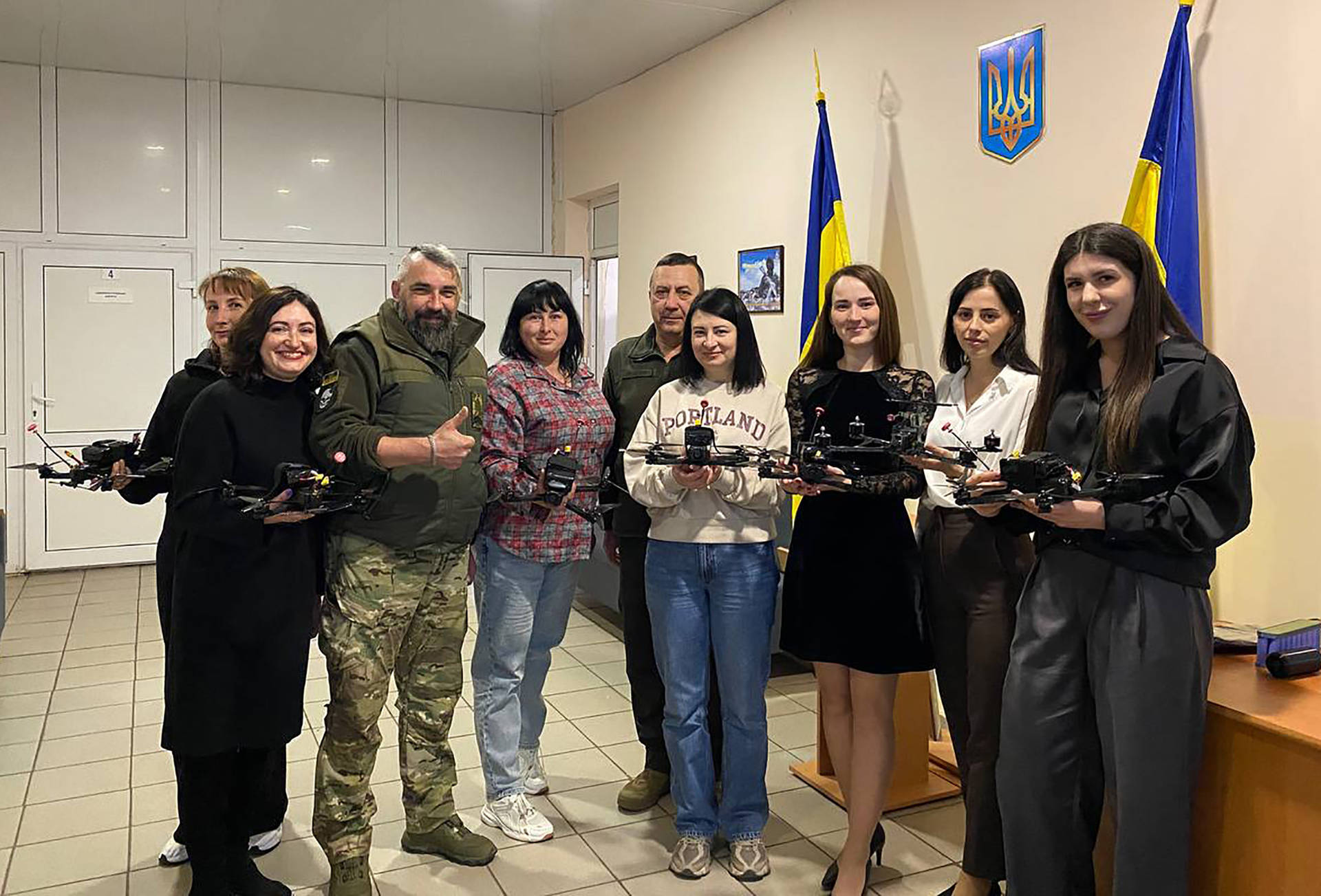 Сім дронів передав на фронт особовий склад Хмільницького військкомату