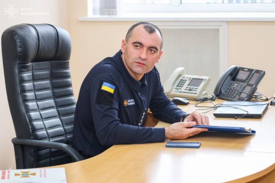 Рятувальну службу Вінницької області тимчасово очолив Григорій Горбачук з села Дібрівка Війтівецької громади
