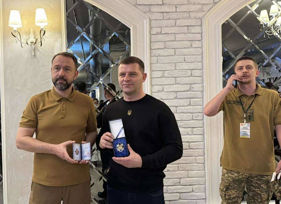 Служба Безпеки України нагородила Миколу Філонова нагрудним знаком "За особливі заслуги"