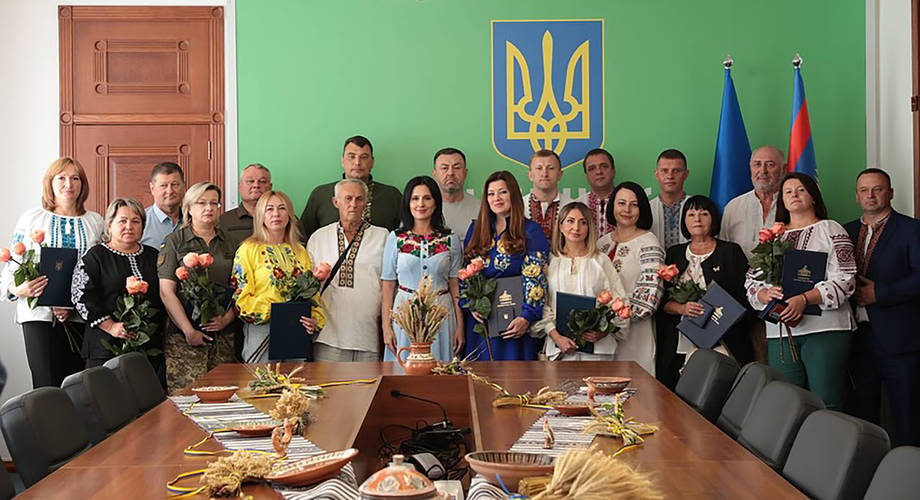 Ірина Борзова вручила відзнаки Верховної ради України людям, які зміцнюють державу
