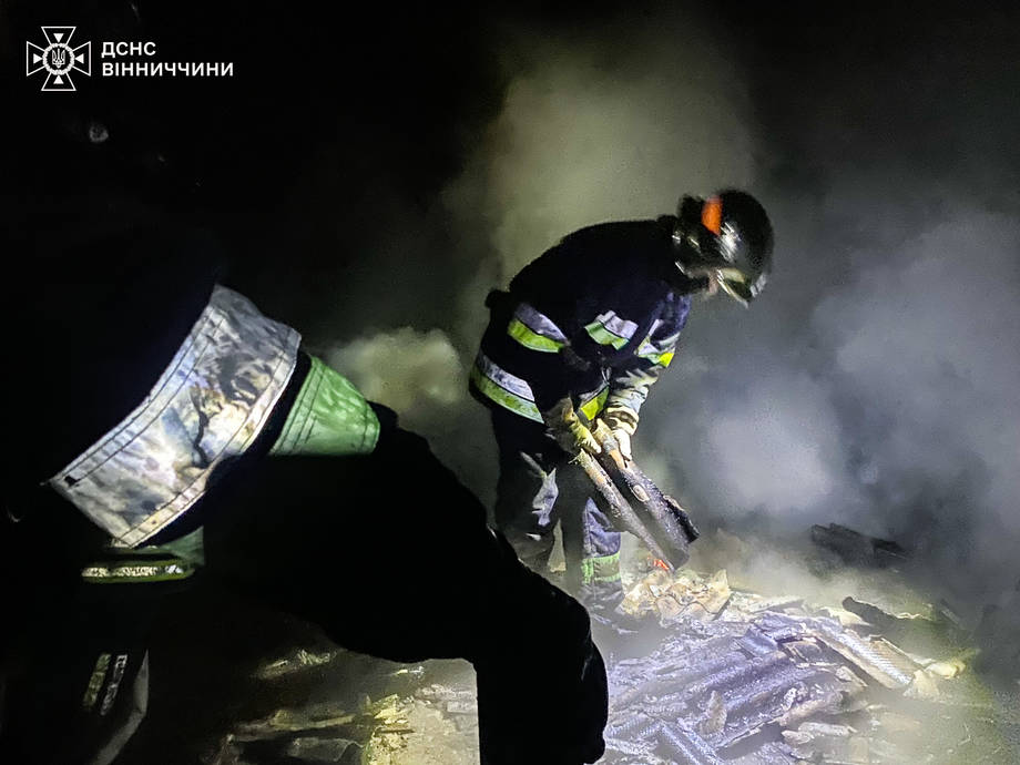 Три пожежі за добу сталося в Хмільницькому районі