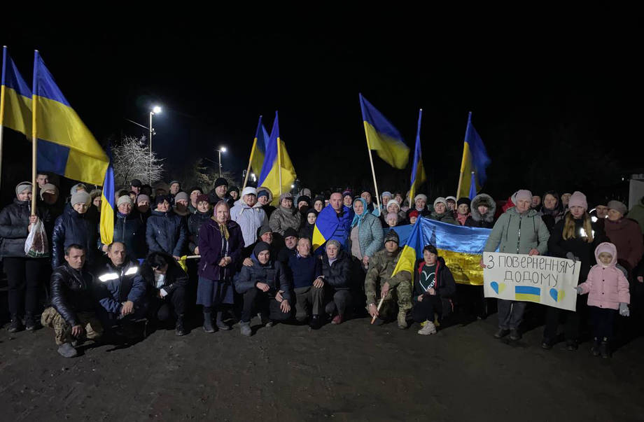У Війтівецькій громаді захисника України Руслана Мороза з полону зустрічали всім селом