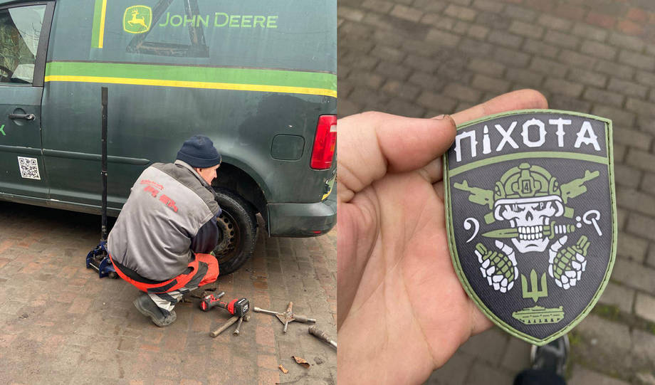 У Хмільнику майстер шиномонтажу став прикладом справжньої підтримки військового