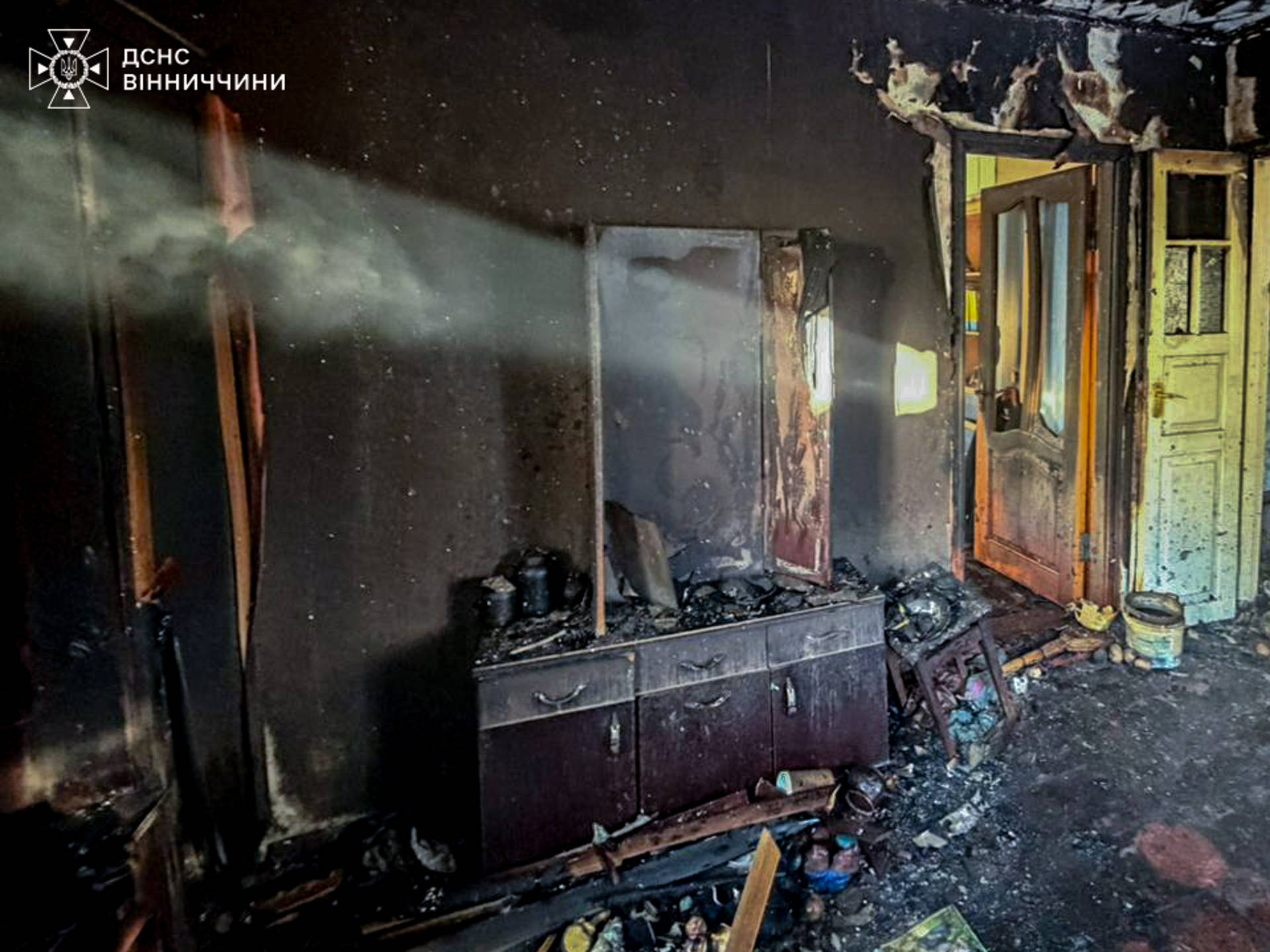 Під час пожежі в Хмільницькій громаді загинула 47-річна жінка