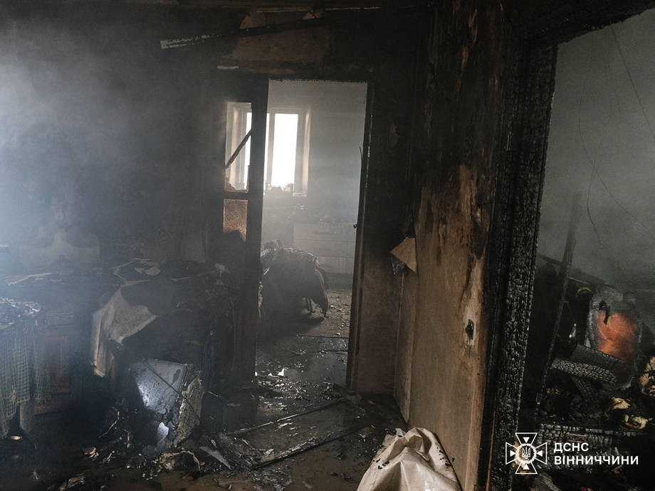 Під час пожежі в Хмільницькому районі загинуло подружжя пенсіонерів