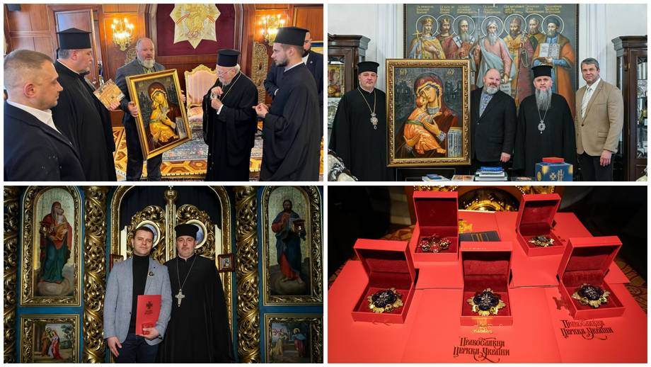 Предстоятель ПЦУ Митрополит Епіфаній відзначив Миколу Філонова орденом Святителя Миколая