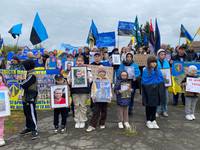 У Хмільнику відбулася мирна хода на підтримку безвісти зниклих та військовополонених захисників