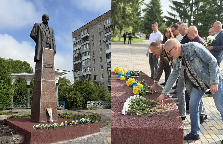 У Хмільнику вшанували пам’ять Тараса Шевченка