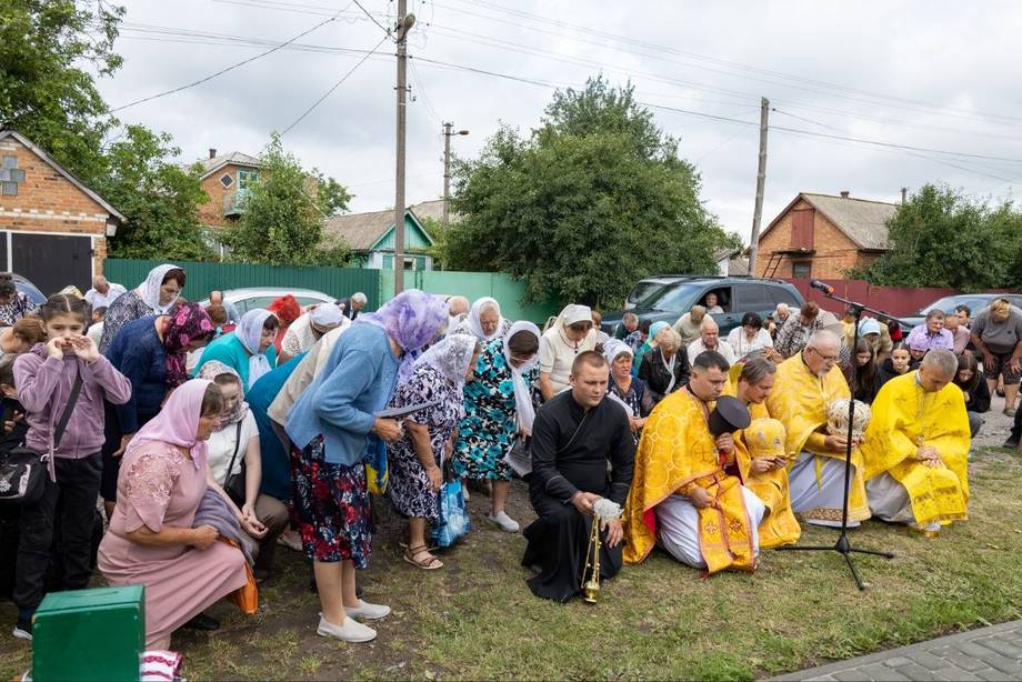 У Соколові на храмове свято освятили Алею Слави та вшанували пам'ять полеглих Захисників України